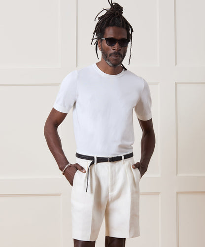 Todd Snyder Italian Lightweight Sweater Tee - White