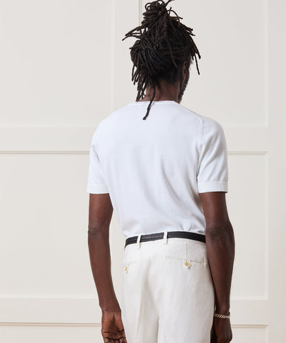 Todd Snyder Italian Lightweight Sweater Tee - White