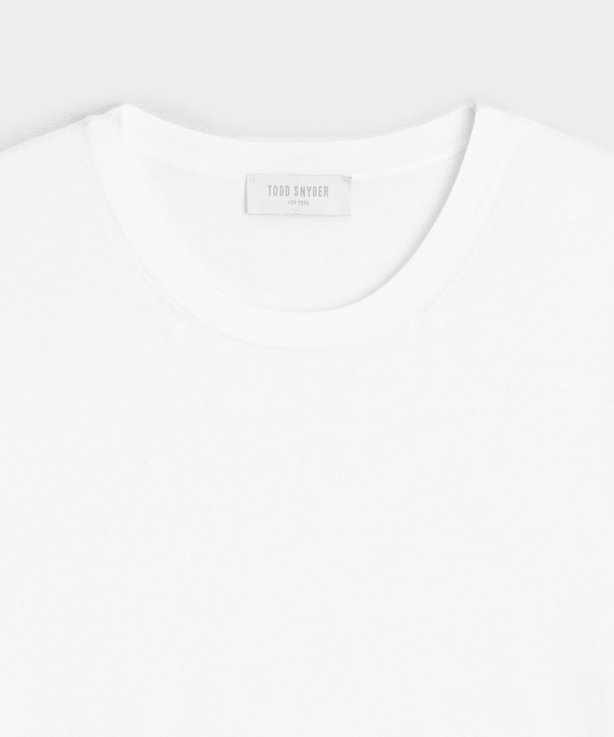 Todd Snyder Italian Lightweight Sweater Tee - White