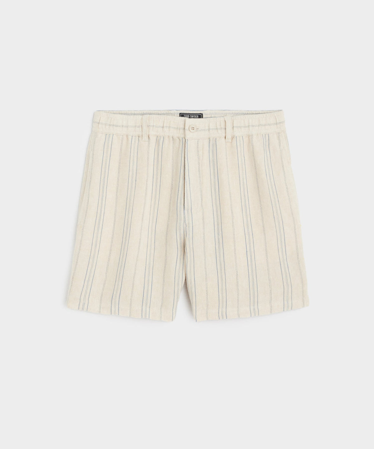 Todd Snyder 5" Linen Beachcomber Short - Cream