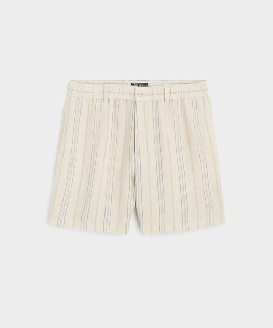Todd Snyder 5" Linen Beachcomber Short - Cream