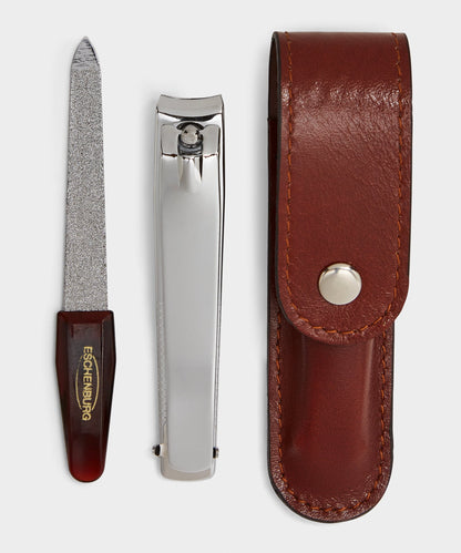 Todd Snyder F. Hammann Leather Nail Kit - Whiskey