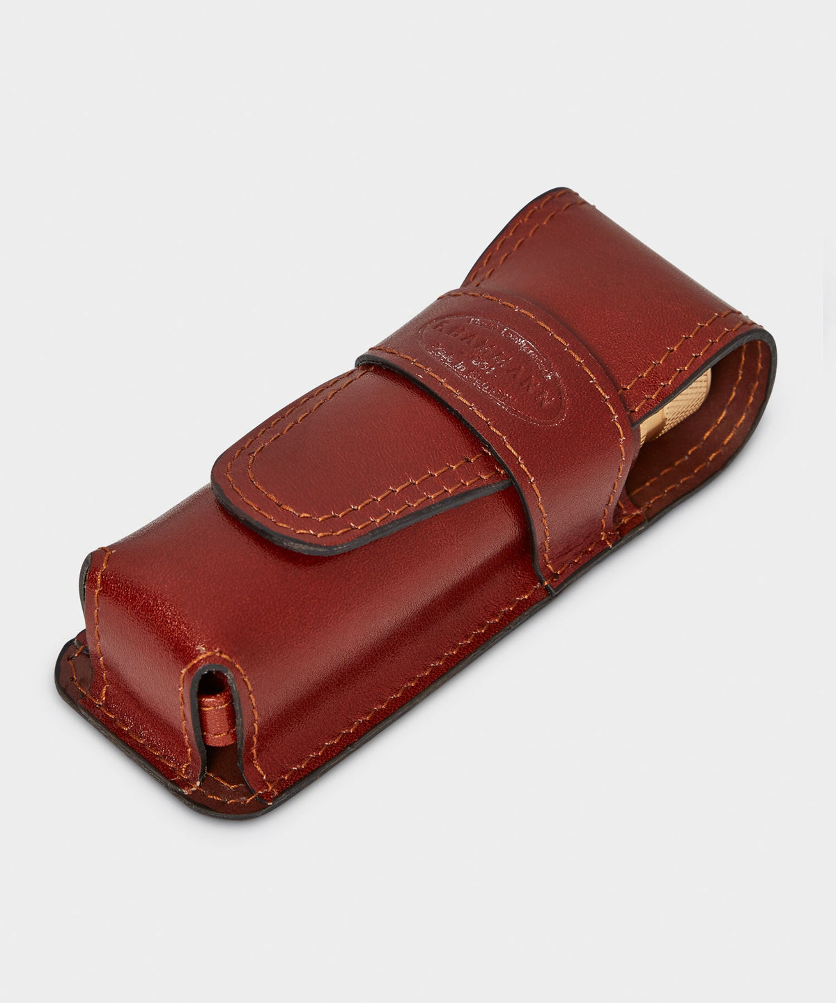 Todd Snyder F. Hammann Torch with Leather Case - Whiskey