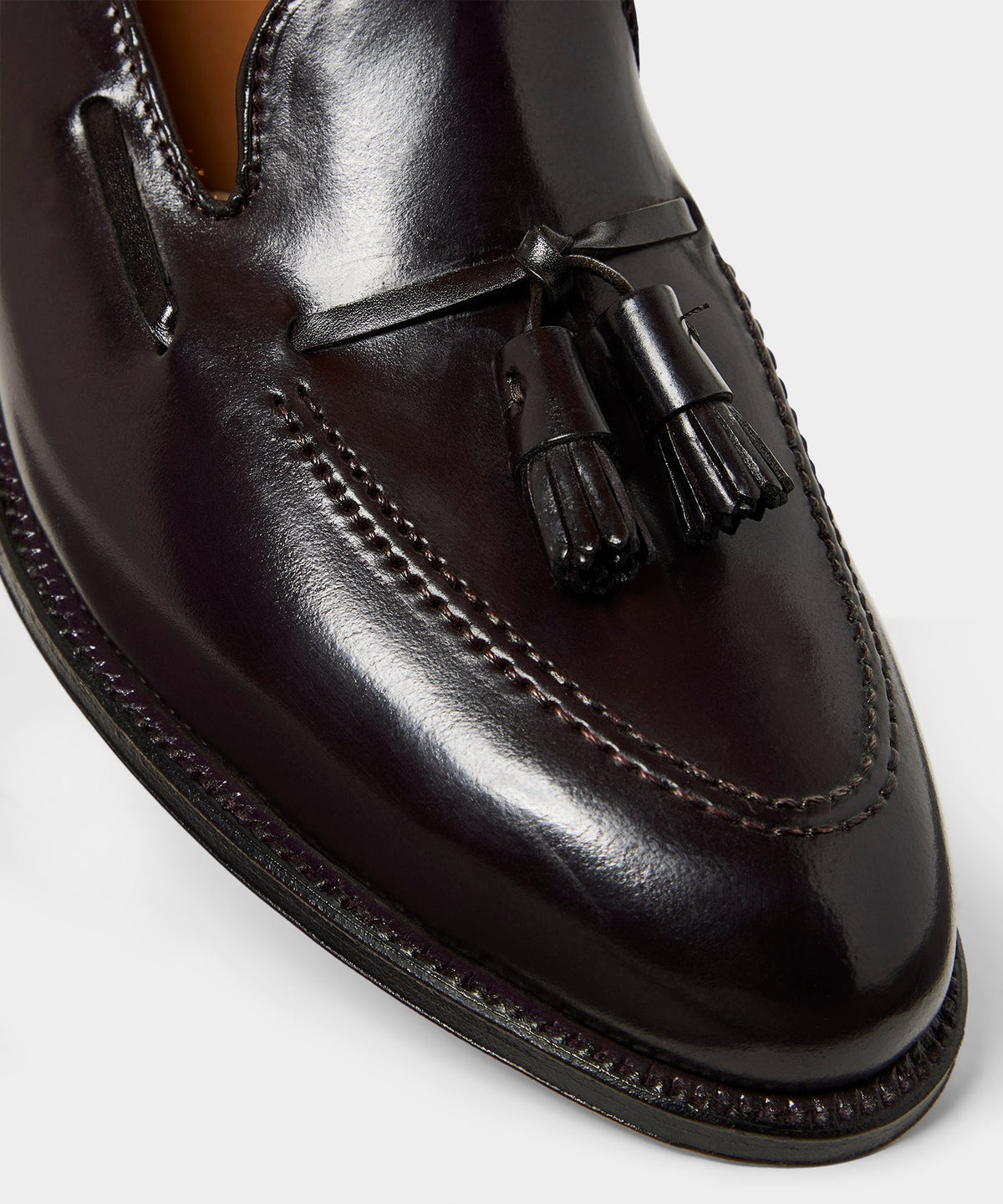 Todd Snyder Alden Cordovan Tassel Loafer - Brown