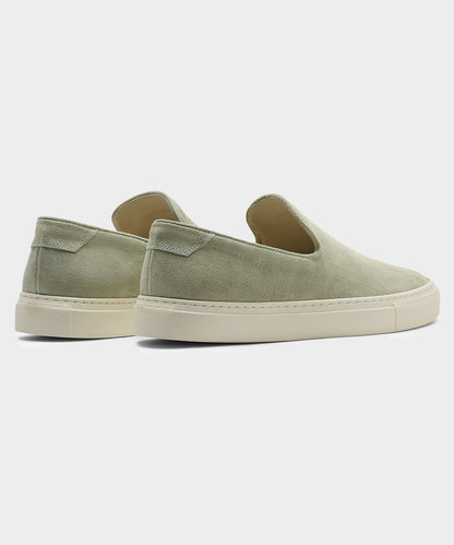 Todd Snyder CQP Jetty Slip-On Sneaker - Sage