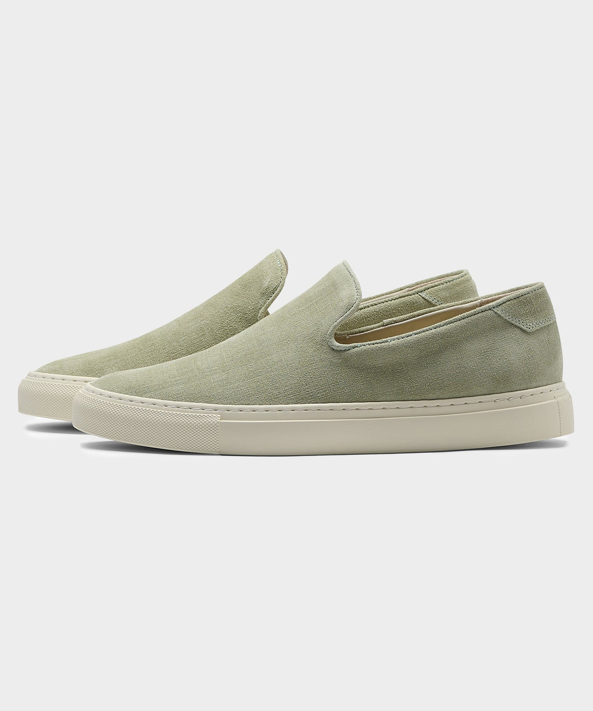 Todd Snyder CQP Jetty Slip-On Sneaker - Sage