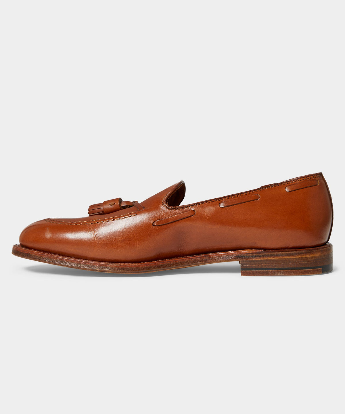 Todd Snyder Alden Tassel Moccasin Loafer - Amber