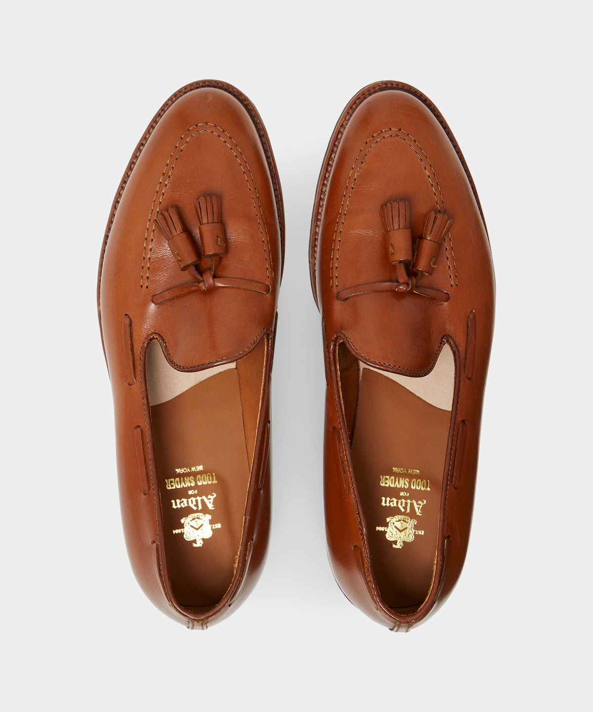 Todd Snyder Alden Tassel Moccasin Loafer - Amber