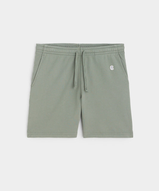 Todd Snyder Champion 7" French Terry Sweatshort - Green Smoke