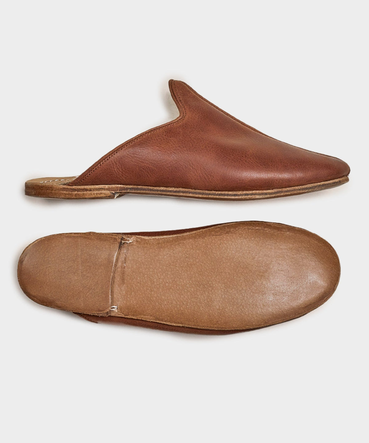 Todd Snyder Sabah Baba Leather Shearling Slide - Brown