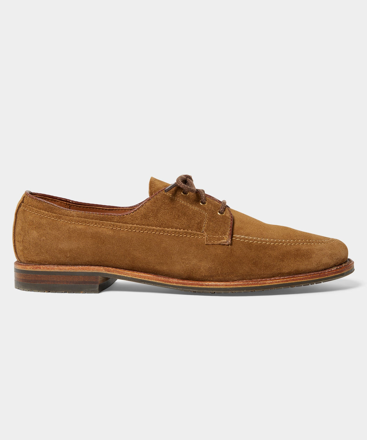 Todd Snyder Alden Mocc Toe Suede Blucher - Snuff