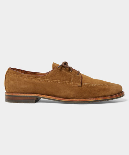 Todd Snyder Alden Mocc Toe Suede Blucher - Snuff