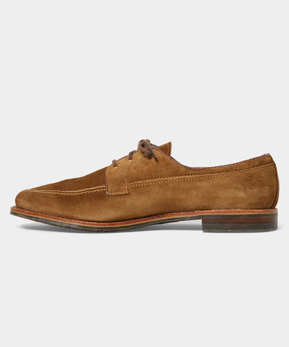 Todd Snyder Alden Mocc Toe Suede Blucher - Snuff