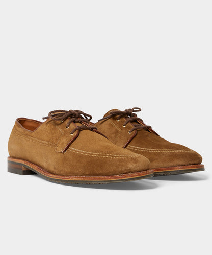 Todd Snyder Alden Mocc Toe Suede Blucher - Snuff