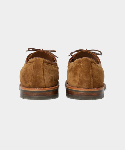 Todd Snyder Alden Mocc Toe Suede Blucher - Snuff