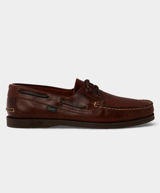 Todd Snyder Paraboot Barth Leather Boat Shoe - Burgundy