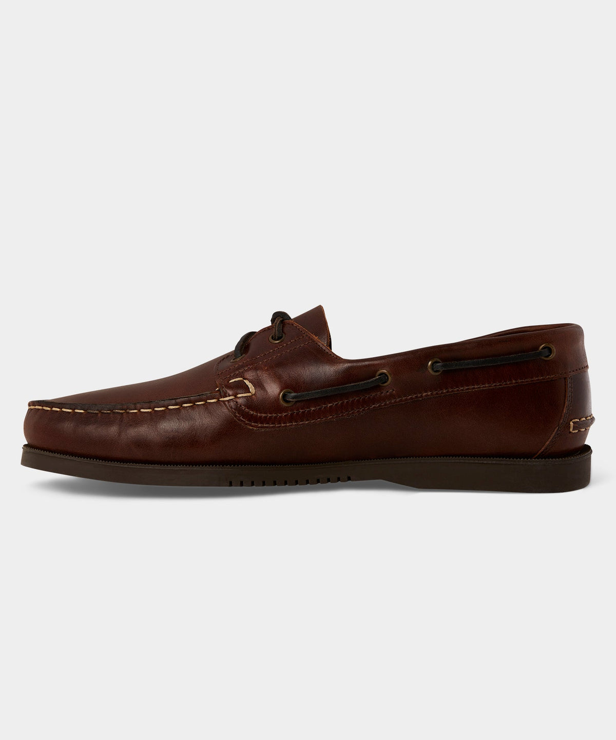 Todd Snyder Paraboot Barth Leather Boat Shoe - Burgundy