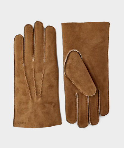 Todd Snyder Hestra Bernard Shearling Glove - Cork