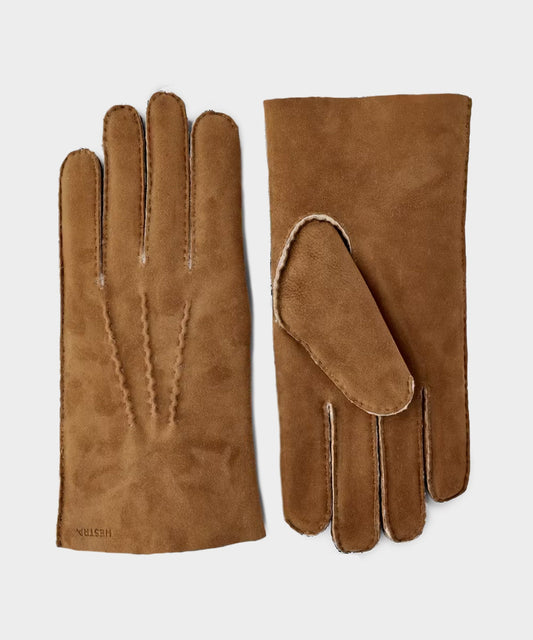 Todd Snyder Hestra Bernard Shearling Glove - Cork