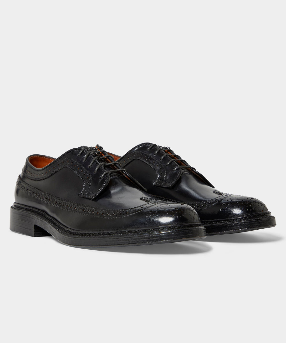 Todd Snyder Alden Long Wing Blucher - Black