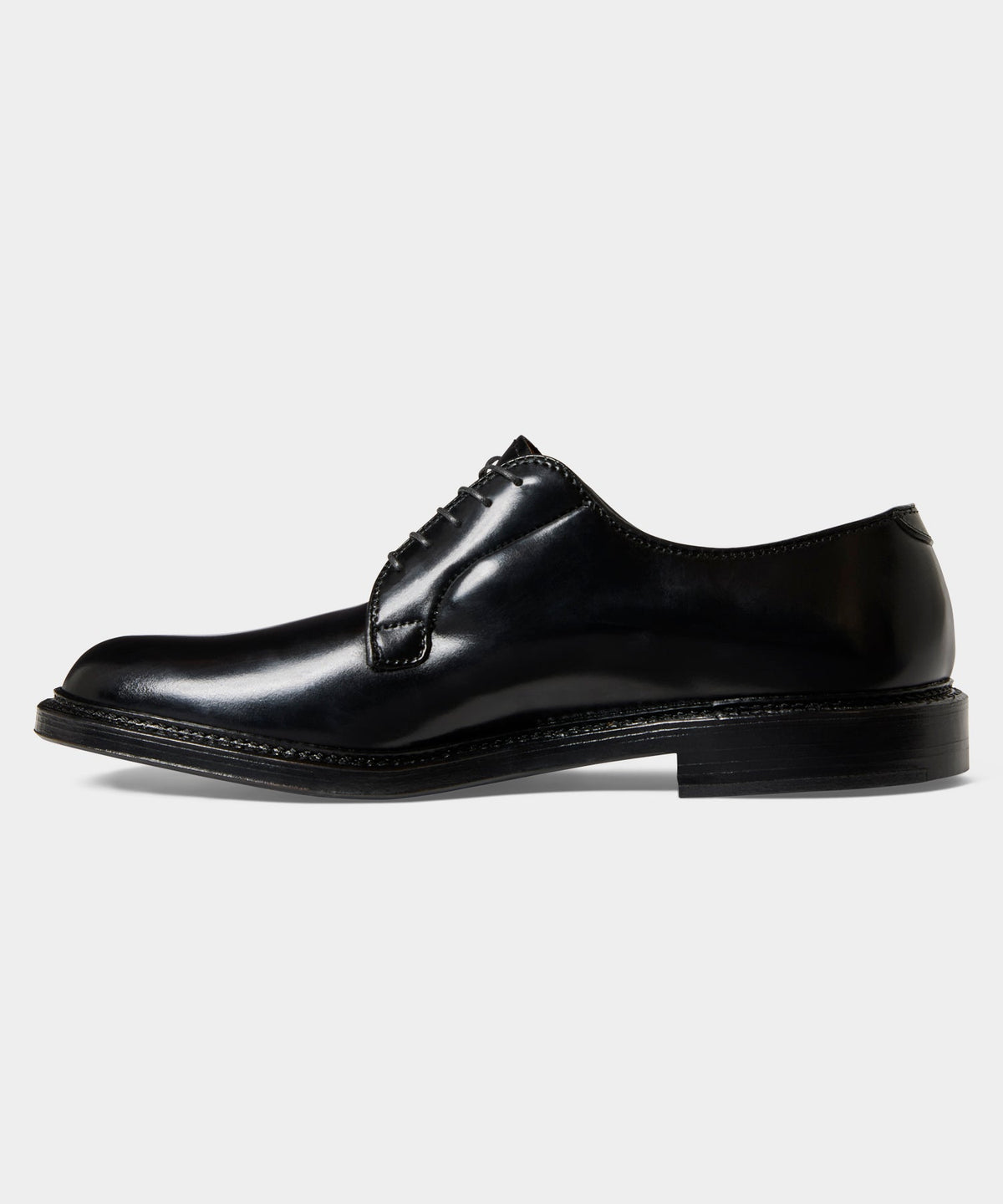 Todd Snyder Alden Cordovan Plain Toe Blucher - Black