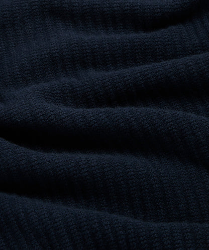 Todd Snyder Inis Meáin Rollneck Sweater - Navy