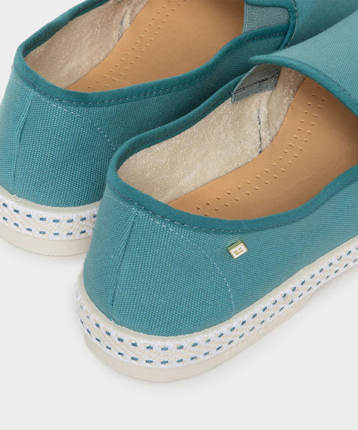 Todd Snyder Rivieras Classic Toile Espadrille - Aqua