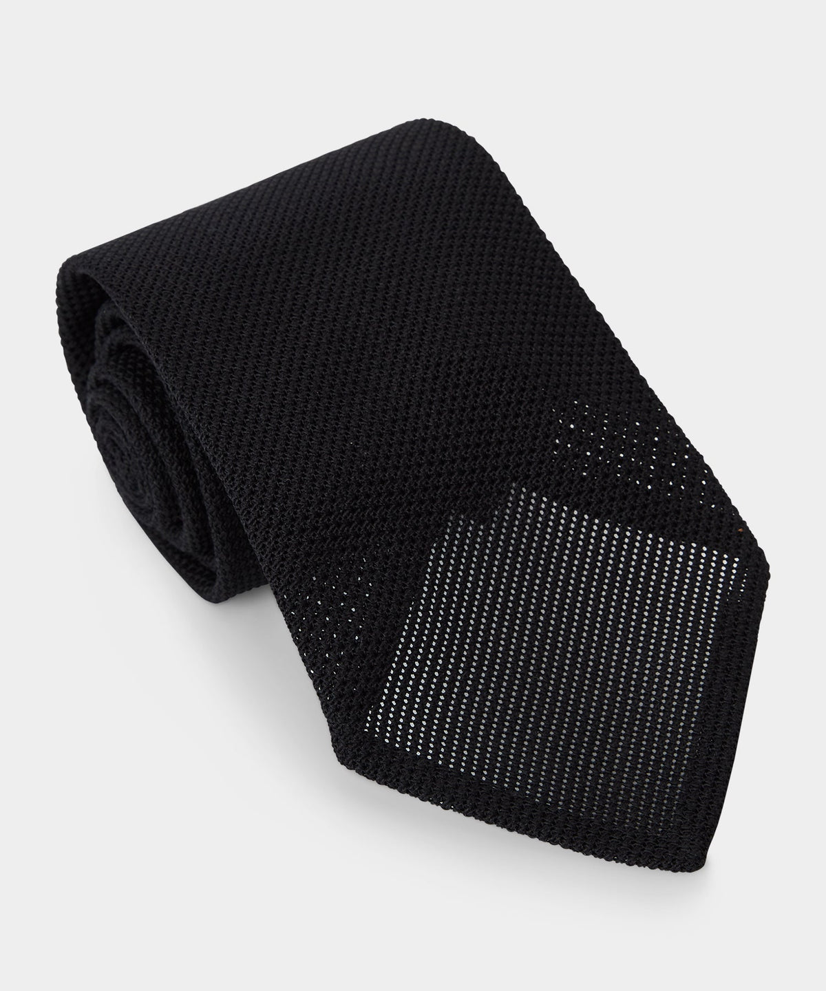 Todd Snyder Italian Grenadine Silk Tie - Black