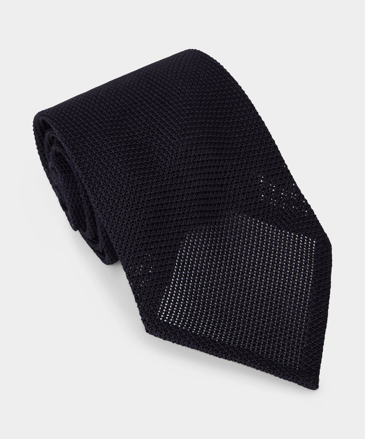 Todd Snyder Italian Grenadine Silk Tie - Navy