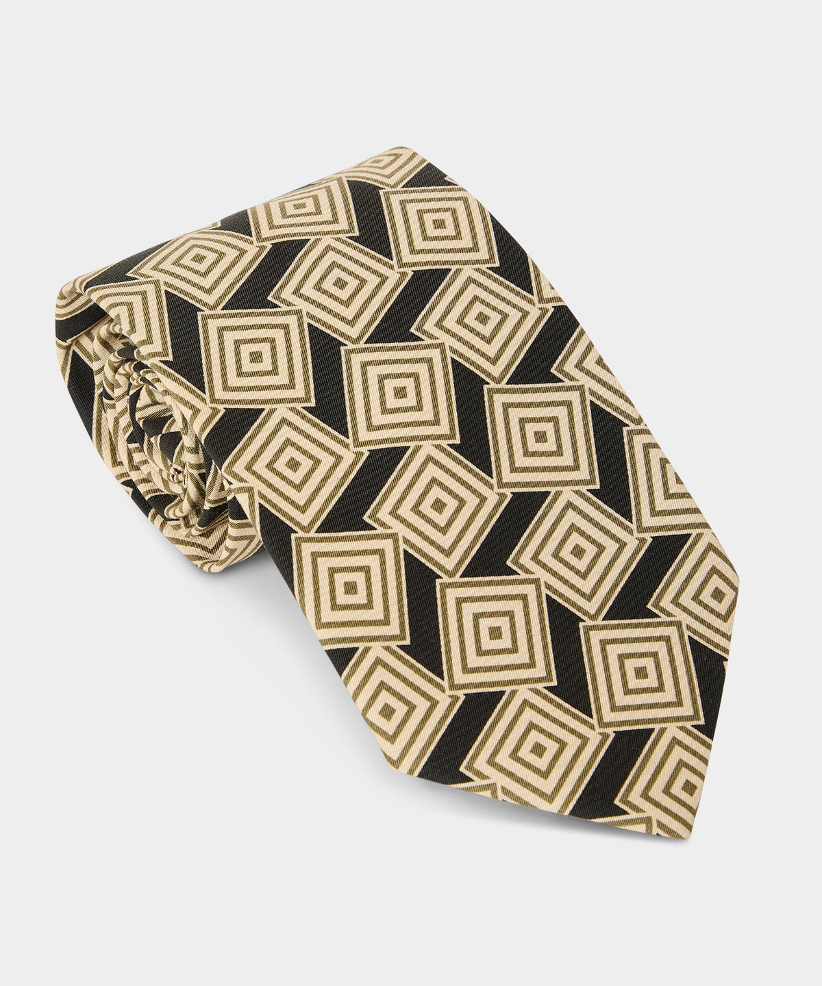 Todd Snyder Italian Silk Maze Tie - Brown