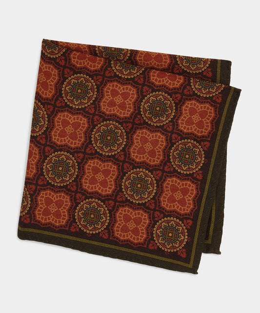Todd Snyder Medallion Neckerchief - Red