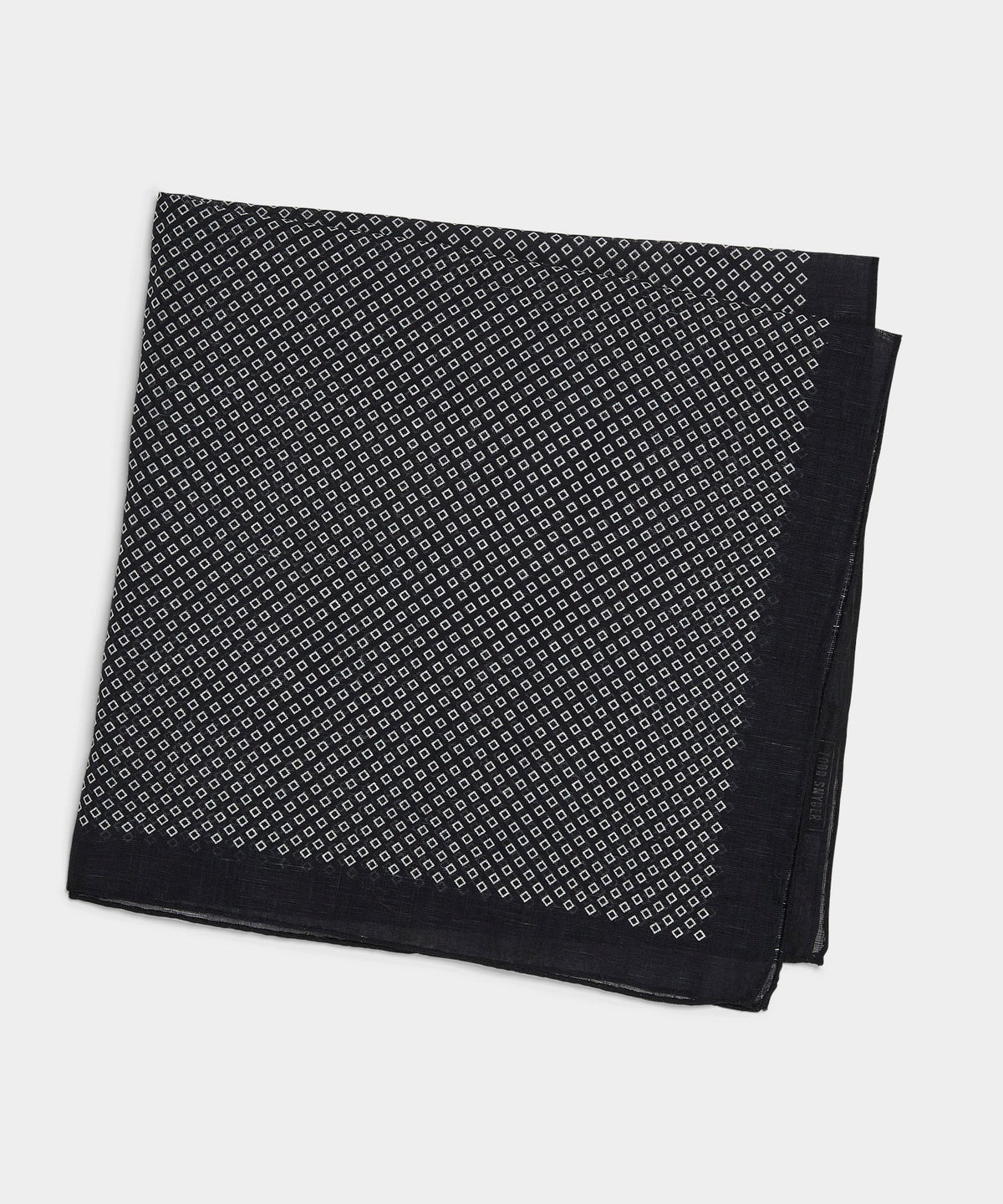 Todd Snyder Italian Diamond Neckerchief - Black