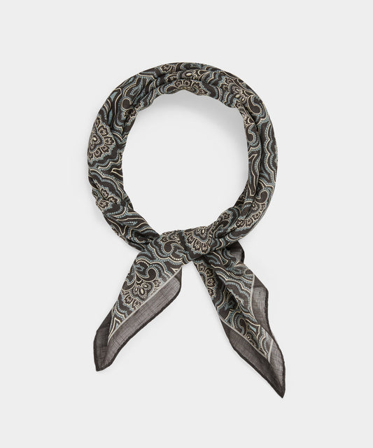 Todd Snyder Italian Paisley Neckerchief - Brown