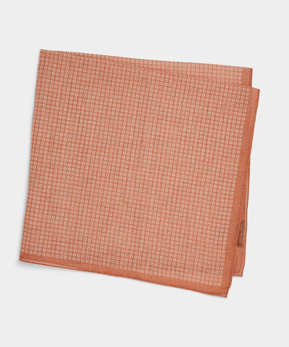 Todd Snyder Italian Petal Neat Neckerchief - Tuscan Terracotta