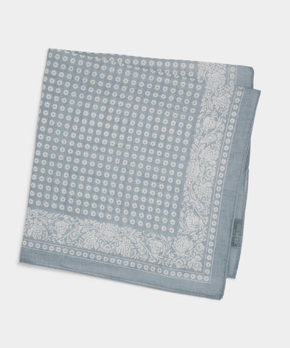 Todd Snyder Italian Garland Bandana Neckerchief - Sky Blue