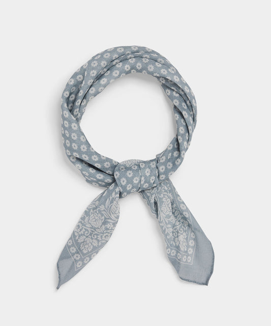 Todd Snyder Italian Garland Bandana Neckerchief - Sky Blue