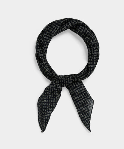 Todd Snyder Italian Paisley Neckerchief - Black