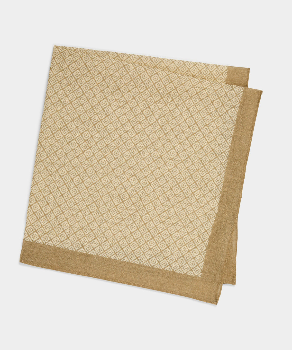 Todd Snyder Italian Geo Neckerchief - Light Brown