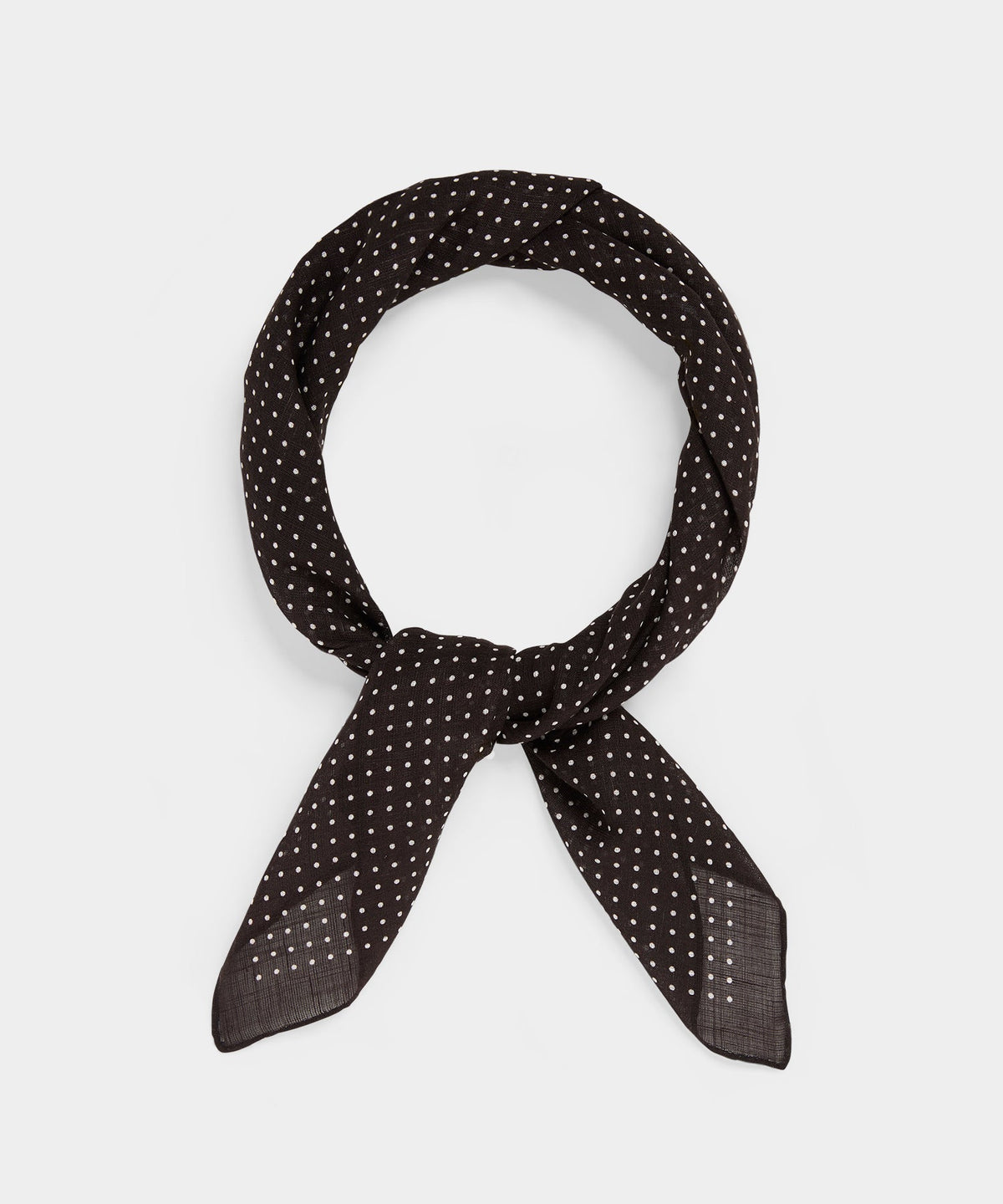 Todd Snyder Italian Dot Neckerchief - Dark Brown