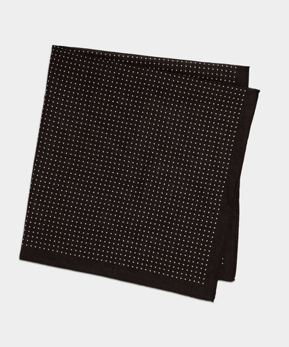 Todd Snyder Italian Dot Neckerchief - Dark Brown