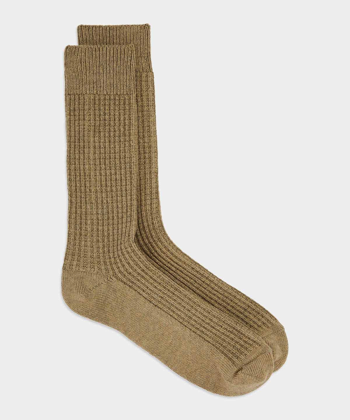 Todd Snyder Cotton Waffle Sock - Field Grass
