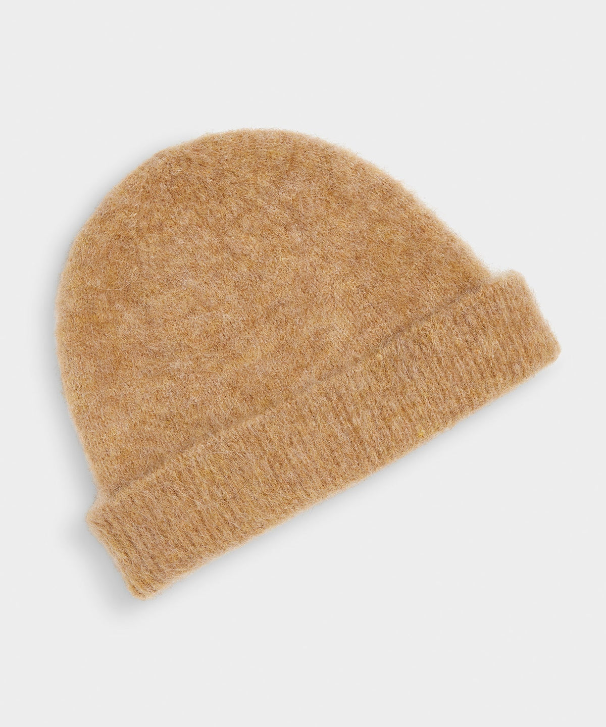 Todd Snyder Brushed Alpaca Beanie - Saddle Brown