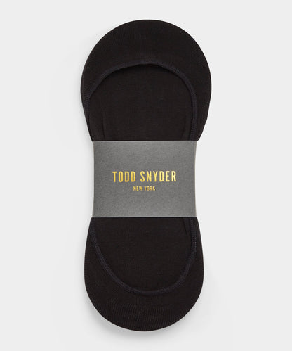 Todd Snyder No-Show Sock, 3-Pack - Black