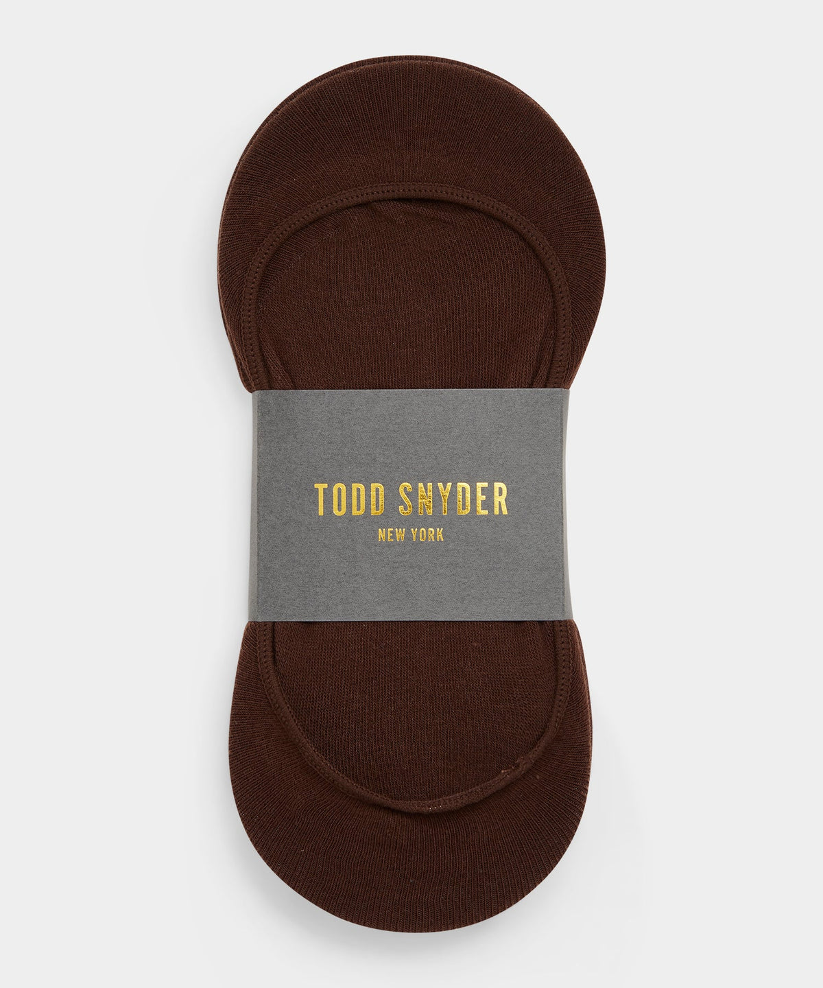 Todd Snyder No-Show Sock, 3-Pack - Brown