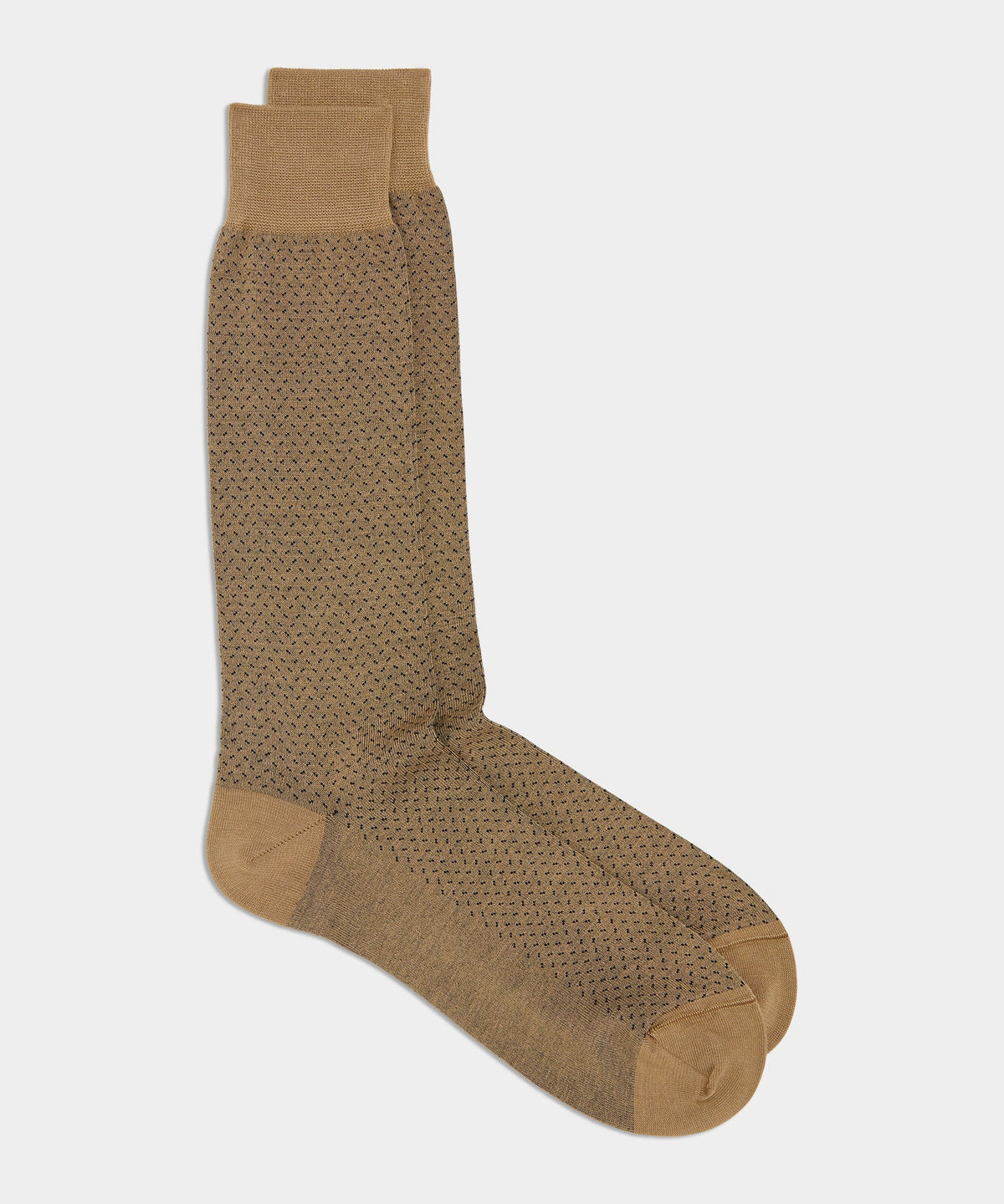 Todd Snyder Italian Cotton Dress Sock - Khaki