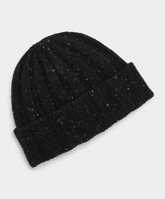 Todd Snyder Donegal Cashmere Beanie - Black