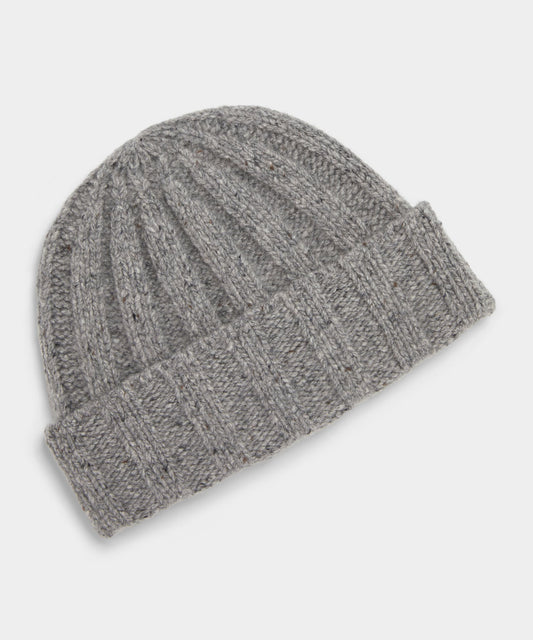 Todd Snyder Donegal Cashmere Beanie - Grey