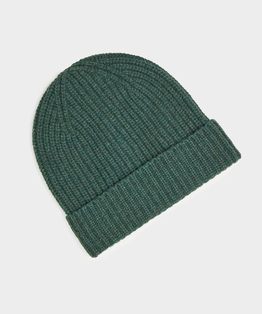 Todd Snyder Italian Recycled Cashmere Beanie - Olive
