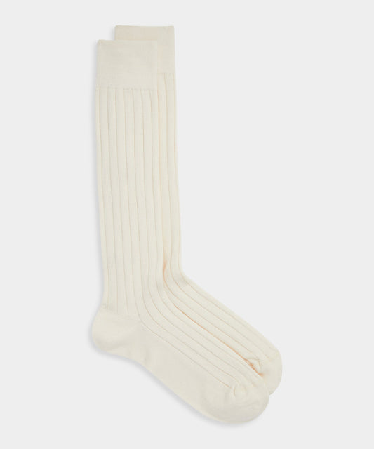 Todd Snyder Cotton Dress Sock - Bisque