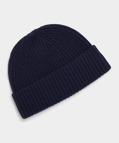 Todd Snyder Cashmere Beanie - Navy